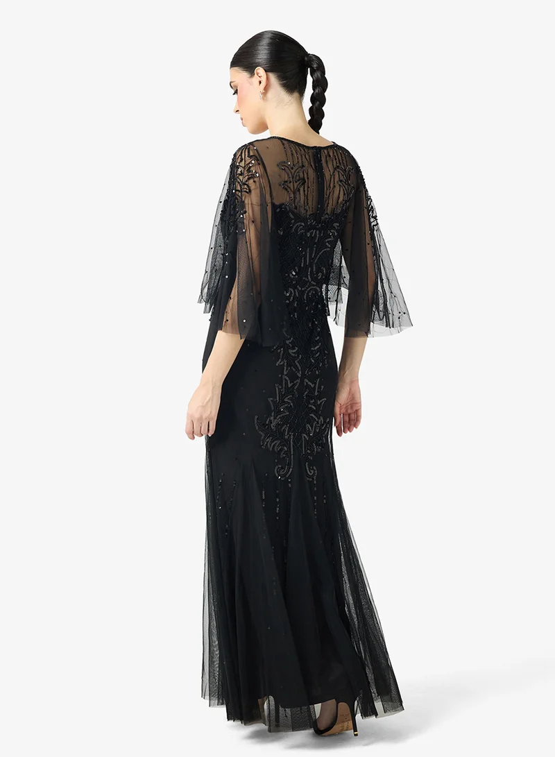 Namshi x Embellished Dress In Mermaid Cut